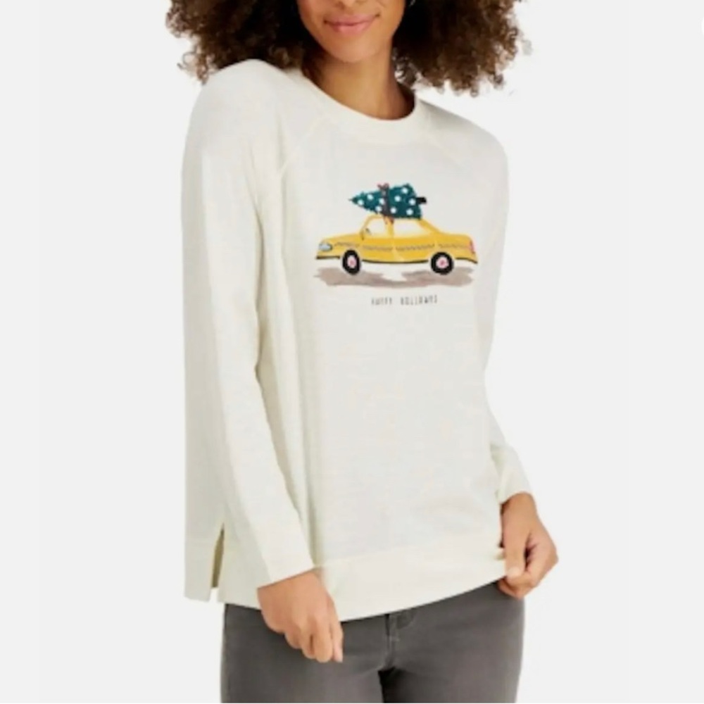 NWT Style and Co. Cozy Cab Holiday Sweater | Size Small
